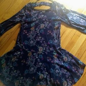 Blue Floral Dress